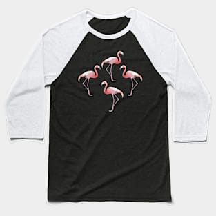Flamingos Baseball T-Shirt